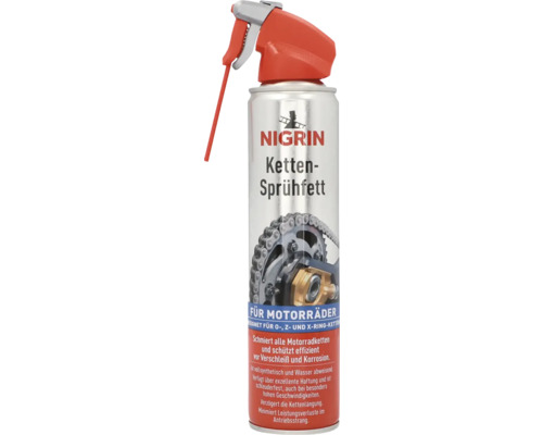 Graisse à chaîne en aérosol Nigrin Graisse en aérosol pour chaîne de moto Nigrin