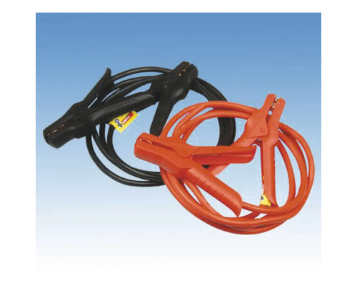 Überbrückungskabel mit Klemmen in verschiedenen Farben