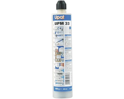 Upat UPM 33 Injektionsmörtel Kartusche mit 300 Milliliter Inhalt