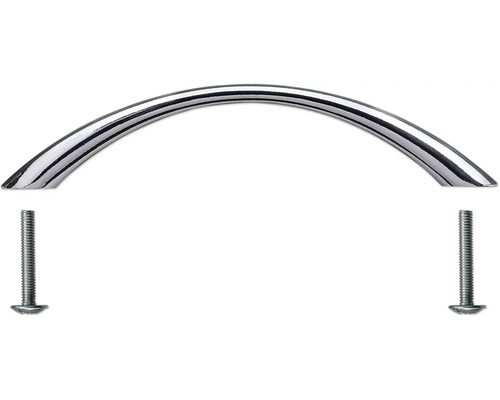 Poignée de meuble en métal avec vis