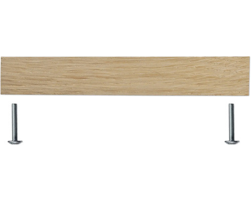 Tablette en bois avec deux vis