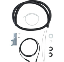 Matériel d''installation pour bassins de jardin avec gaine de protection de câble, matériel de fixation et colliers de serrage