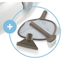 Kit de nettoyage de piscine avec épuisette, brosse et aspirateur