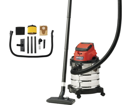 Aspirateur eau et poussière sur batterie Einhell Power X-Change TC-VC 18/20 Li S - Solo sans batterie ni chargeur