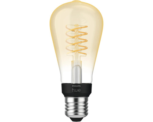 Lampe LED Philips hue ST64 à intensité lumineuse variable E27/7,2W gold 550 lm 2100 K - compatible avec SMART HOME by hornbach