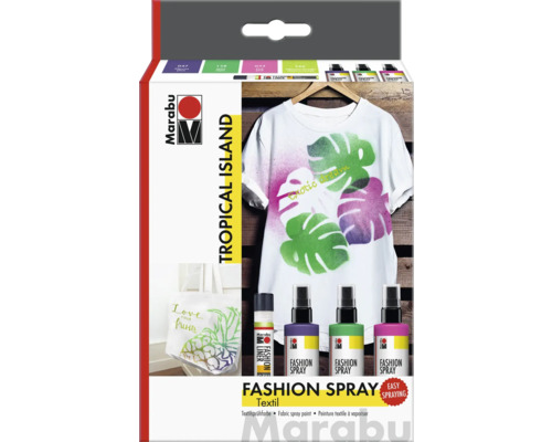 Marabu Fashion Spray Set TROPICAL ISLAND