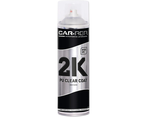 Laque transparente Car-Rep bi-composant haute brillance 500 ml Bombe de vernis transparent Car-Rep 2K PU pour la réparation automobile