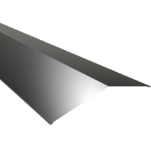 PRECIT Firstblech für Trapezblech tiefschwarz RAL 9005 1000 mm x 250 mm x 250 mm x 0,5 mm