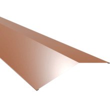 PRECIT Firstblech für Trapezblech kupferbraun RAL 8004 2000 mm x 250 mm x 250 mm x 0,63 mm