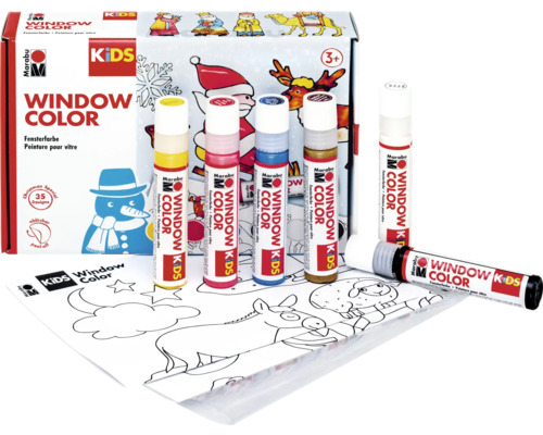 Marabu Window Color Malfarben Set für Kinder