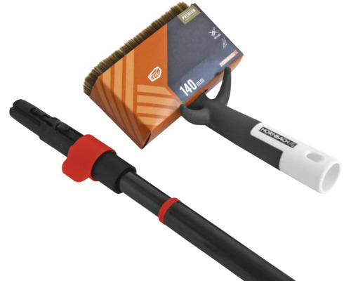 Flächenstreicher 140 mm mit Teleskopstiel