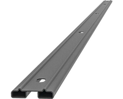 Profilleiste Abdeckleiste Multi 143 cm, anthrazit Metall Montageschiene mit Befestigungslöchern