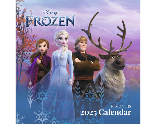 Calendrier mural Disney Reine des neiges 2025 30x30 cm