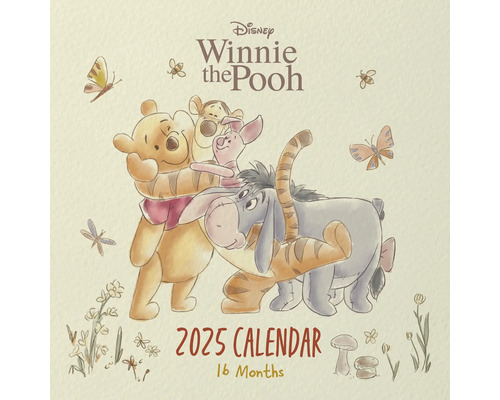 Calendrier mural Winnie the Pooh 2025 30x30 cm