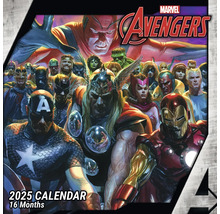 Calendrier Avengers pour 2025 avec une durée de 16 mois
