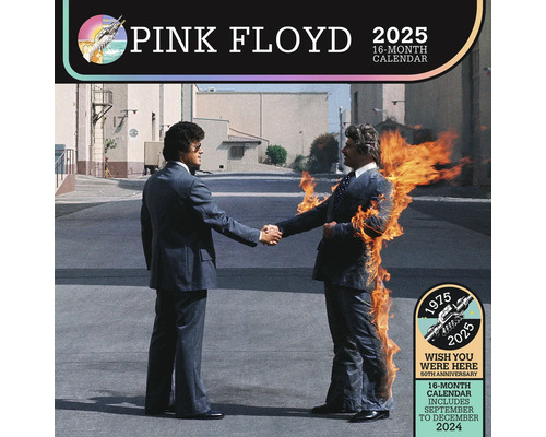 Calendrier mural Pink Floyd 2025 30x30 cm