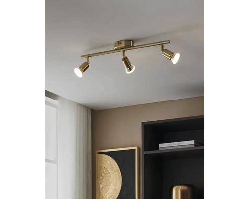 Deckenleuchte mit drei Strahlern an einer Stange