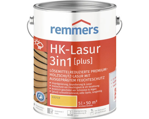 Lasure Remmers HK 3en1 [plus] pin 5 l