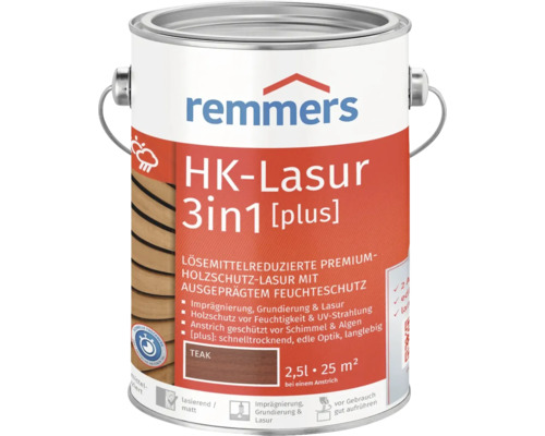 Lasure Remmers HK 3en1 [plus] teck 2,5 l