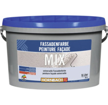 Eimer Fassadenfarbe mit blauem Deckel, 5 Liter