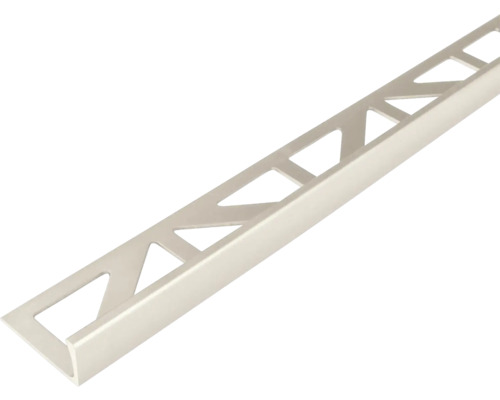 Profilé de finition Dural Durosol beige 250 x 11 mm Profilé de carreaux en métal