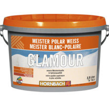 HORNBACH Meister Polarweiß Glamour Soft Wandfarbe im Wunschfarbton mischen lassen-thumb-0