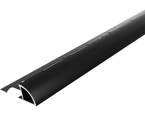 Profilé de finition Dural Durondell noir 250 x 12,5 mm