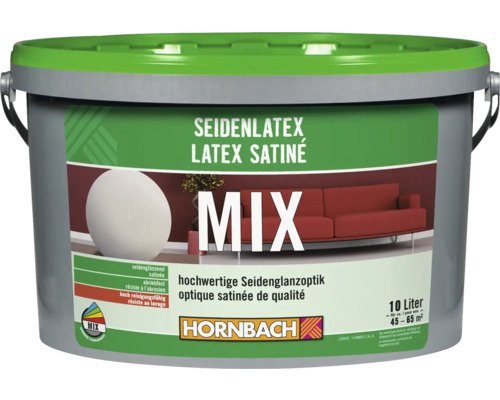 Peinture murale latex satiné HORNBACH à faire mélanger dans le coloris souhaité-0