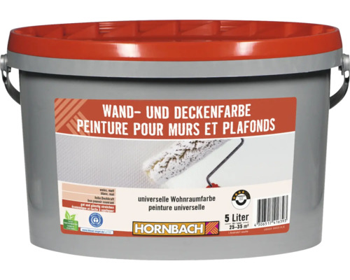Eimer mit Wand- und Deckenfarbe