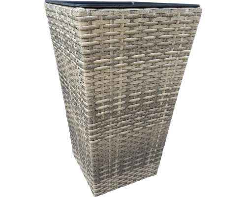 Pflanzkorb Lafiora Wicker 30 x 30 x 50 cm Kunststoff Polyrattan braun beige