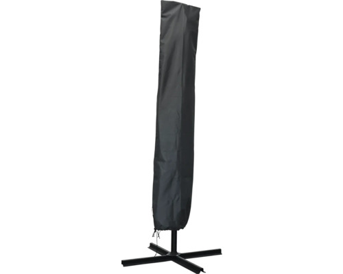 Schutzhülle für einen Sonnenschirm auf einem Schirmständer