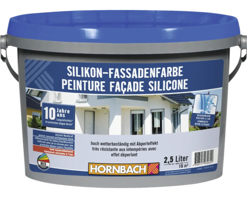 Silikon Fassadenfarbe im Eimer für Aussen