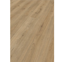 Nahaufnahme von Laminatboden in Holzoptik.
