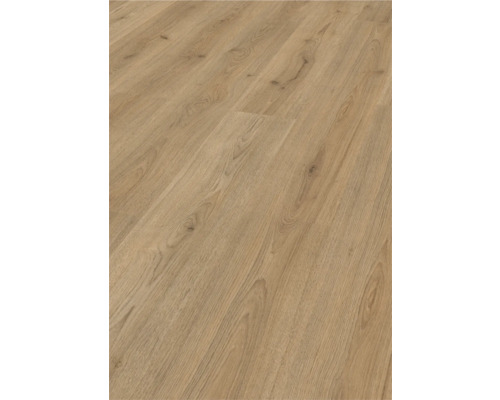 Nahaufnahme von Laminatboden in Holzoptik.