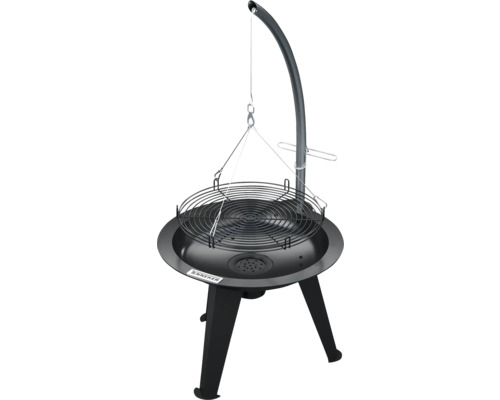Gril pivotant avec trépied pour l''extérieur