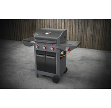 Gasgrill mit vier Brennern, Seitenablagen und Unterschrank