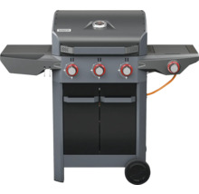 Gasgrill mit drei Brennern und Seitentischen