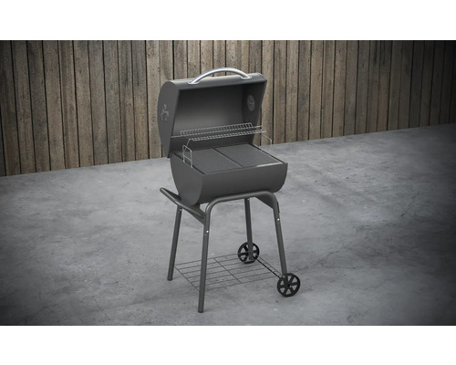 Barbecue boule avec grille et étagère