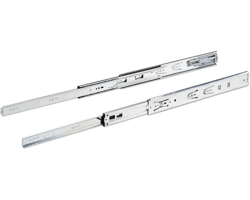 Deux glissières de tiroir en métal