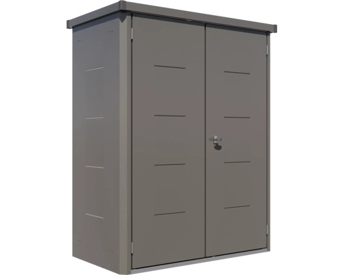 Gartenschrank Giarmadio 154 x 88 x 193 cm granitgrau