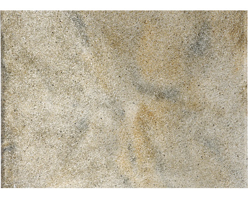 Dalle de terrasse en béton iStone Basic calcaire coquillier 60 cm x 40 cm x 4 cm Gros plan d'une dalle de sol à surface rugueuse