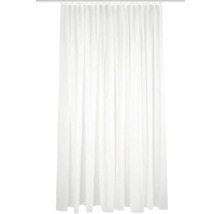 Rideau blanc en tissu