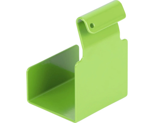 Grüne Kabelhalterung aus Metall