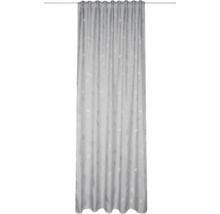 Rideau avec suspension à ruban fronceur