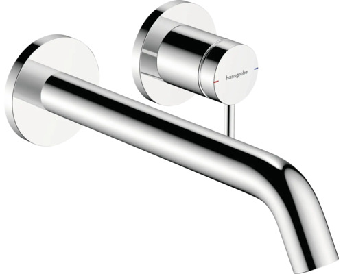 hansgrohe Waschtischarmatur TECTURIS S chrom ohne Unterputzgrundkörper 73351000 Hansgrohe Logo Waschtischarmatur zur Wandmontage