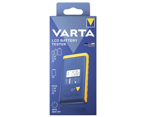 Testeur de pile Varta avec affichage LCD