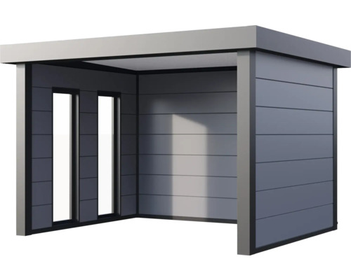 Abri de jardin moderne avec toit plat pour le jardin