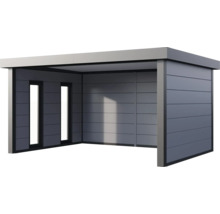 Pavillon Singolo 4836 inkl. Fenster 508 x 388 cm lichtgrau