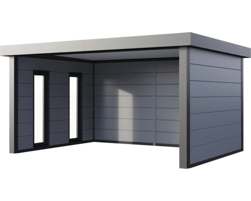 Abri de jardin moderne avec deux fenêtres