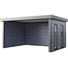 Pavillon Singolo 4836 inkl. Fenster 508 x 388 cm lichtgrau